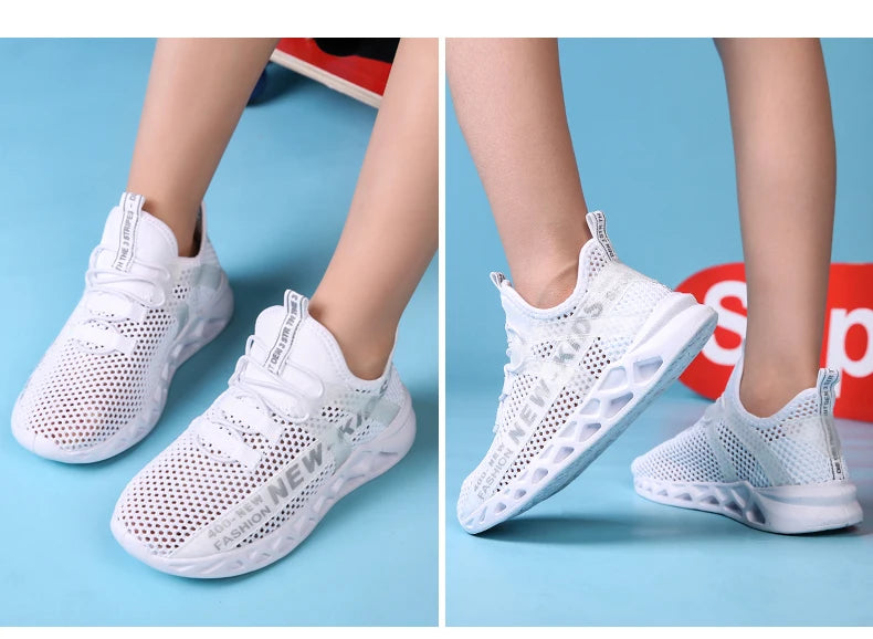 Girl or Boy Light Mesh Sumer Sneakers Shoes 4-6Yrs