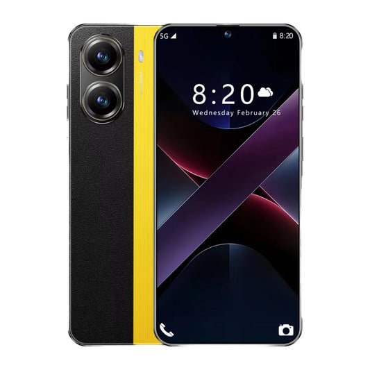 Smooth Scrolling X7 Pro 5G Smartphone High Quality 7.3 Inch 108MP Rear Camera 65W Quick Charge Dual Sim Unlocked Deca Core