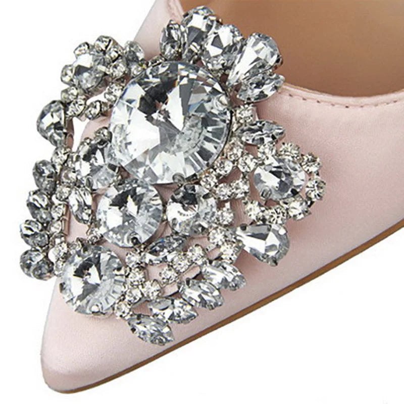 Rhinestone Women Pumps Stiletto Women Shoes Sexy High Heel