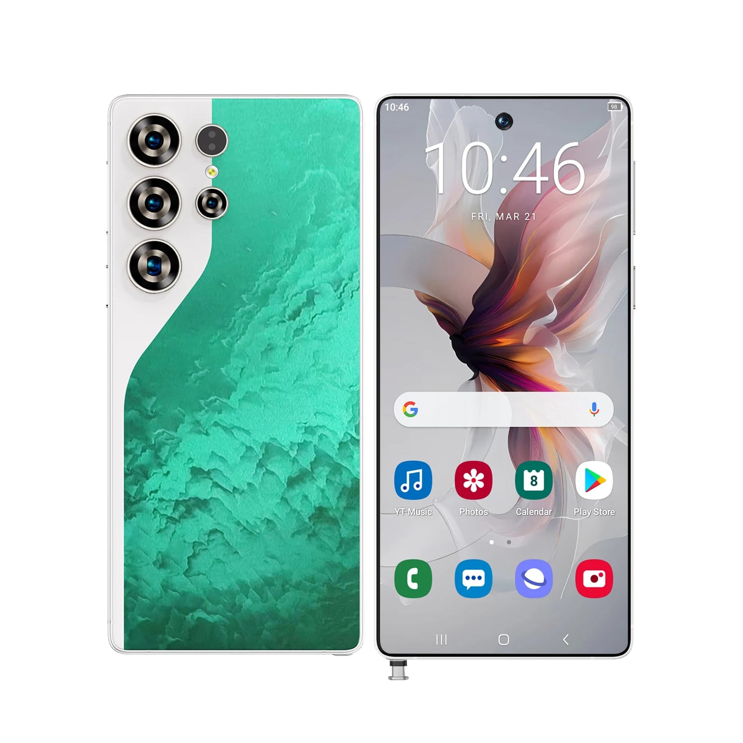 S26 Ultra Android 15 5G Smartphone High Quality 7.3 Inch HD Face ID Deca core Gaming Mobile Phone 16GB+1TB Factory Direct
