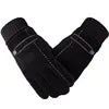 Men's Winter Motorcycle Gloves Pigskin Leather Thermal Riding Gloves Touchscreen Cold with Windproof Insulation