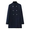 Women's Autumn Elegant Button-decorated Double-breasted Coat Jacket