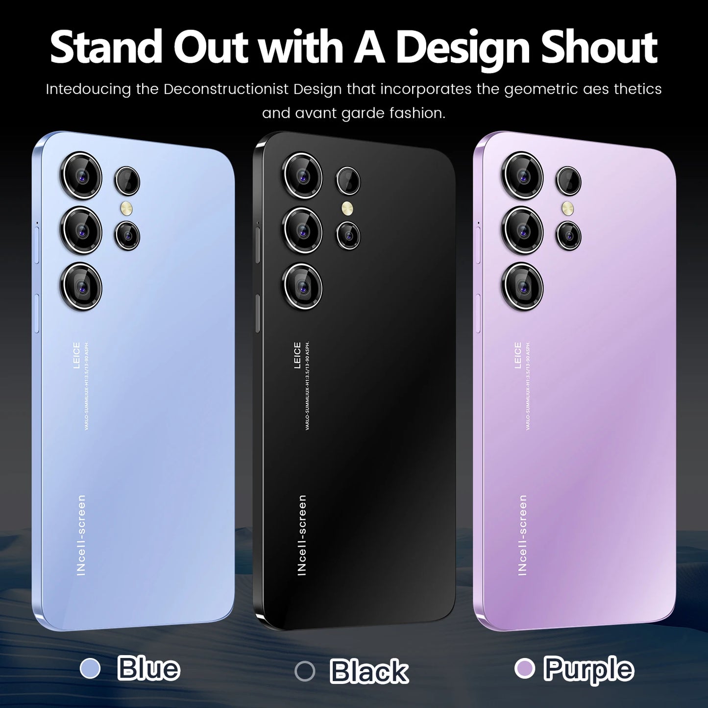 2025 Global Version 5G S25 S24 Ultra 6.8-Inch HD Android Cell Phone Deca Core CPU 16GB+1TB Unlocked New English French Spanish