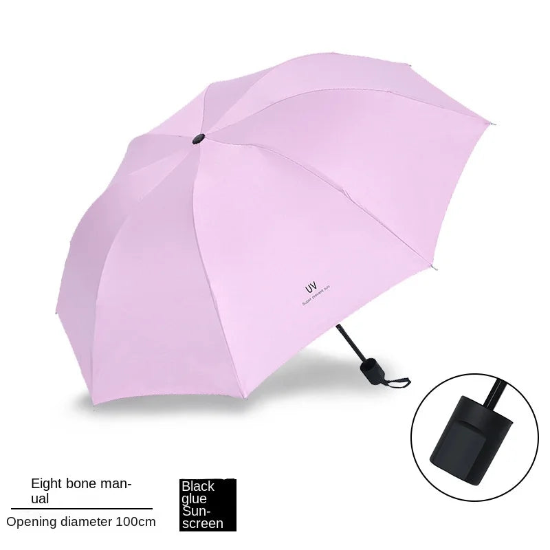 Customized logo Paraguas Good Quality UV Umbrella Windproof Portable Fold Mini Umbrellas