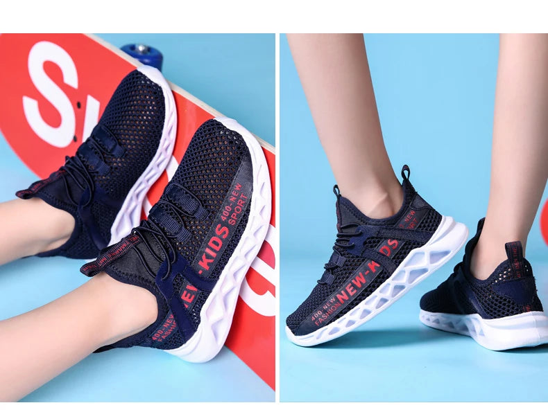 Girl or Boy Light Mesh Sumer Sneakers Shoes 4-6Yrs