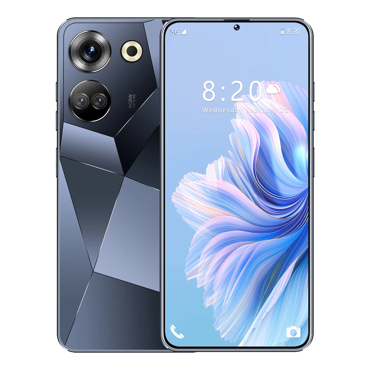 Brand New C20pro Version Android 14.0 HD Screen Dual SIM Card LTE Cellular 3G OTG Fingerprint Fast Charging 5g Smartphone