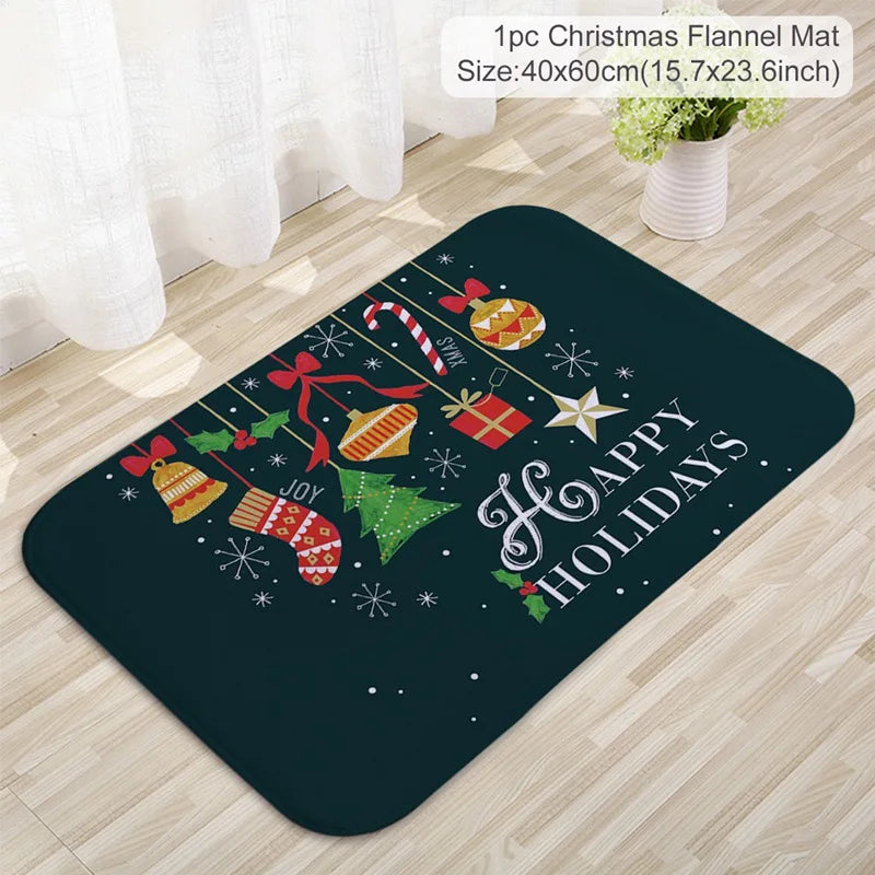 Christmas Decor Santa Claus Door Mat