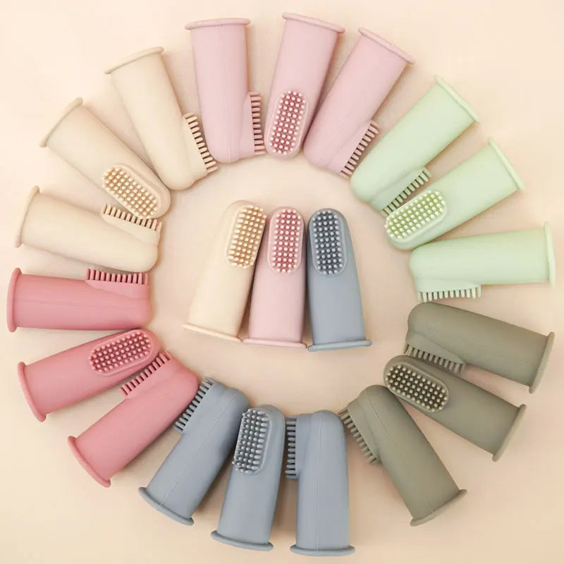 Children's Teeth Oral Care Cleaning Brush Baby Health Finger Toothbrush Newborn Baby Items Travel Portable Accessories