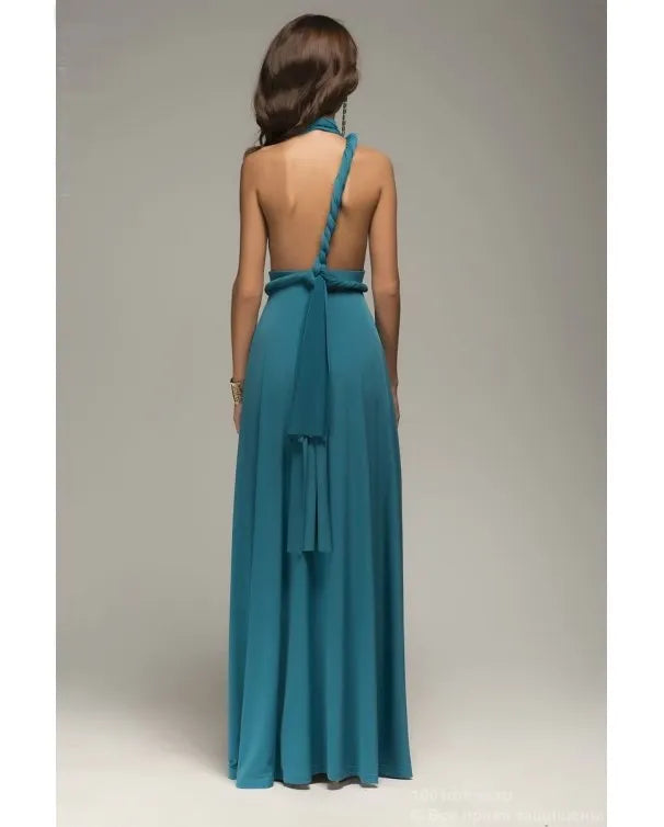 Women Sexy Multiway Wrap Convertible Boho Maxi Bandage Long Dress Party Bridesmaid Infinity Robe
