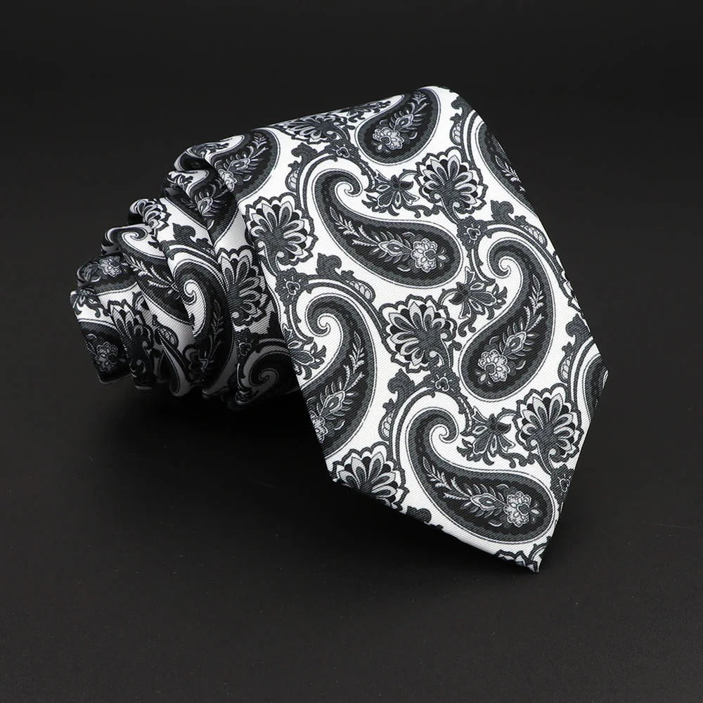 Novelty Men's Formal Ties 7cm Soft Silk Necktie