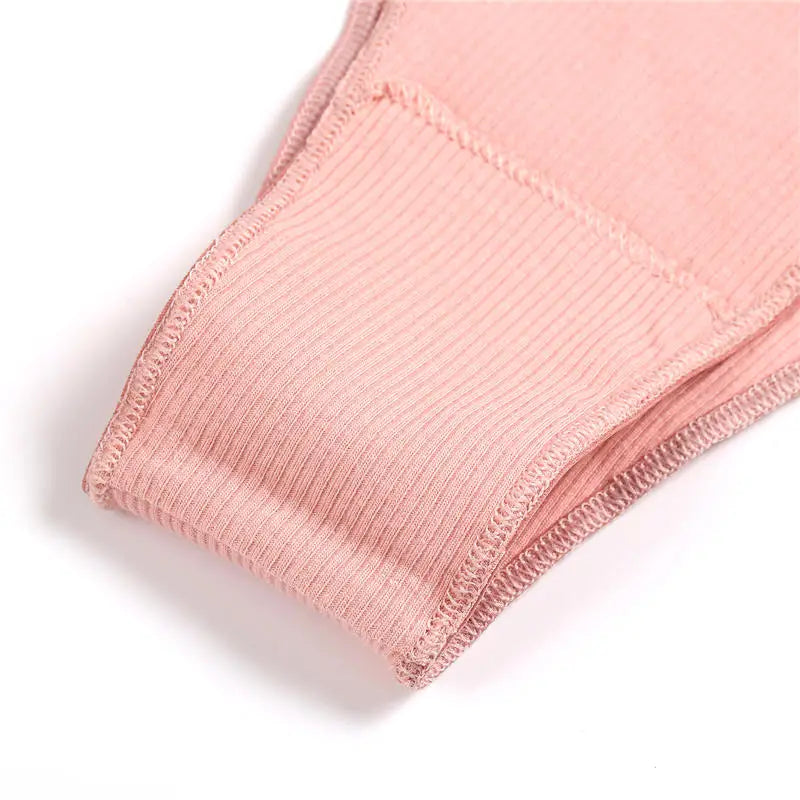 5PCS/Set Cotton Panties Briefs Women Underpants Sexy Thong