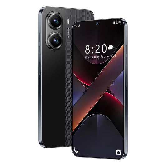 X7 Pro 7.3'' 5G Smartphone Unlocked Mobile Phone Quad Core CPU 8000mAh 120Hz Dual Sim Card MTK