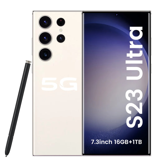 Ultra Crossover S23 ultra Smartphone 7.3 Inch High-definition Large Screen 5G Android 13 Phones