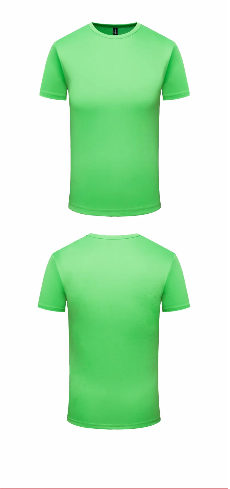 Quick Dry Round Neck T-shirt Custom Printed Embroidered Logo Sports Fitness Short Sleeve Top Running Shirts