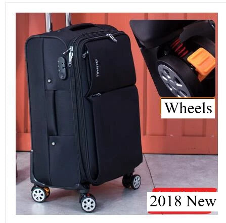 Travel Suitcases 20/22/24 Inch Rolling Luggage Unisex Business Waterproof Travel Bag Luggage Trolley