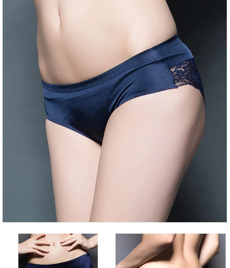 4pcs Lace Panties Women Seamless Underwear Plus Size