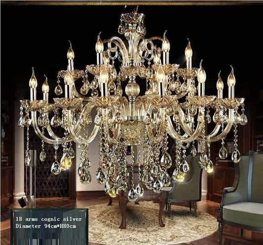 Luxury Large Crystal Chandelier Home Decoration Lighting Fixture
