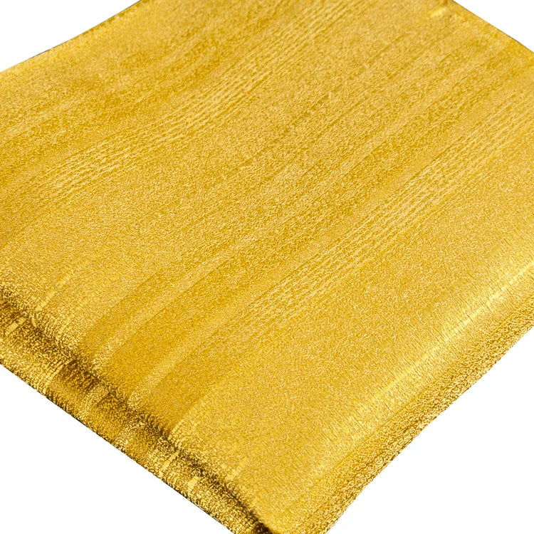 Solid Floral Paisley Yellow Gold Men's Ties Neckties 100% Silk Jacquard Woven Tie Sets Pocket Square Party Wedding