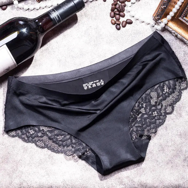 4pcs Lace Panties Women Seamless Underwear Plus Size