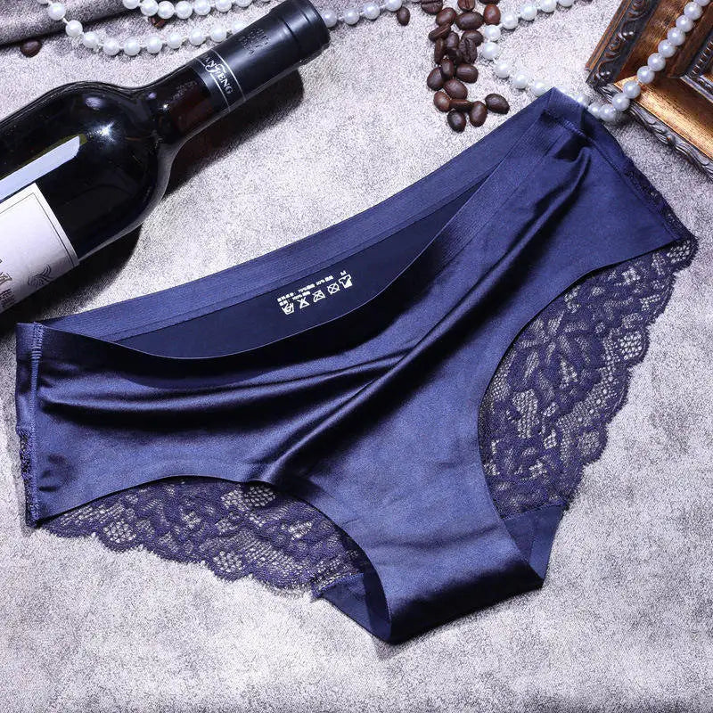 4pcs Lace Panties Women Seamless Underwear Plus Size