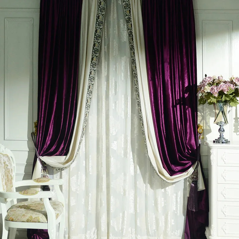 Italian Tulle Curtains Modern Simple Light Filtering for Living Room Bedroom Villa