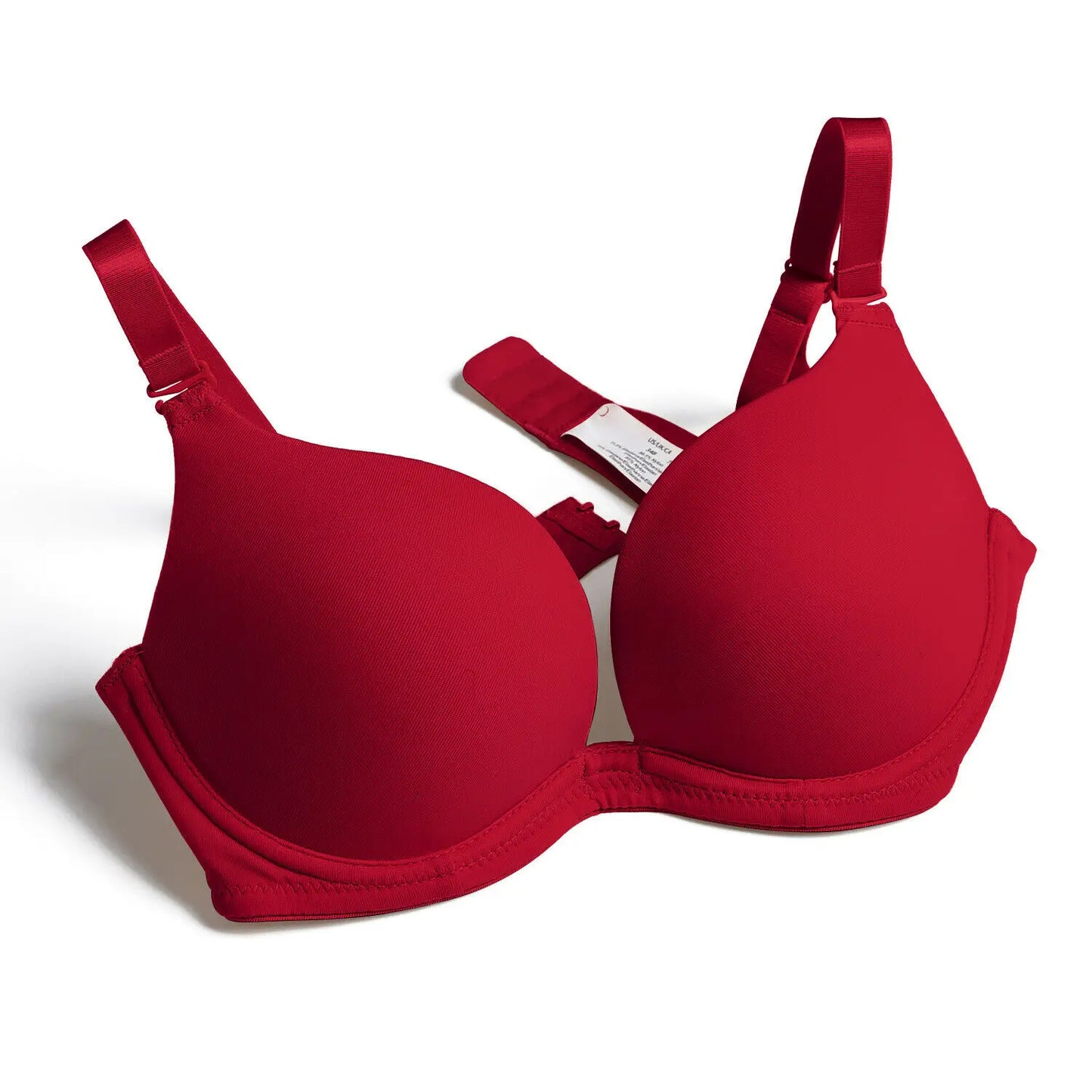 Women Bra Push Up Bras Deep Plunge V Neck Lingerie Clear Straps Multiway