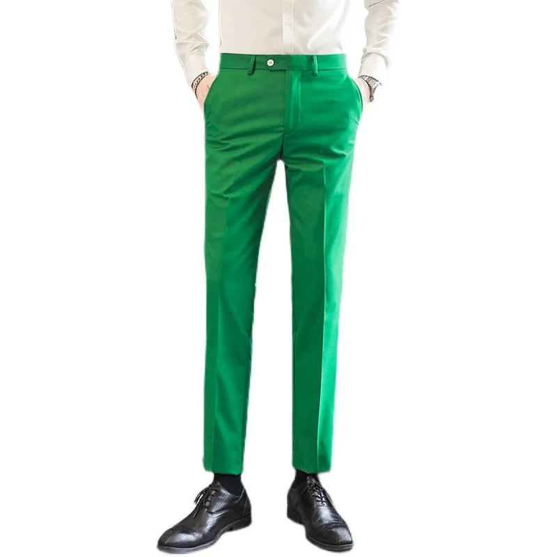 Men's Formal Dress Trousers, Asian Size Man Slacks