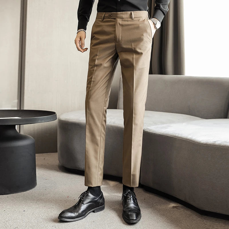 Men's Formal Dress Trousers, Asian Size Man Slacks