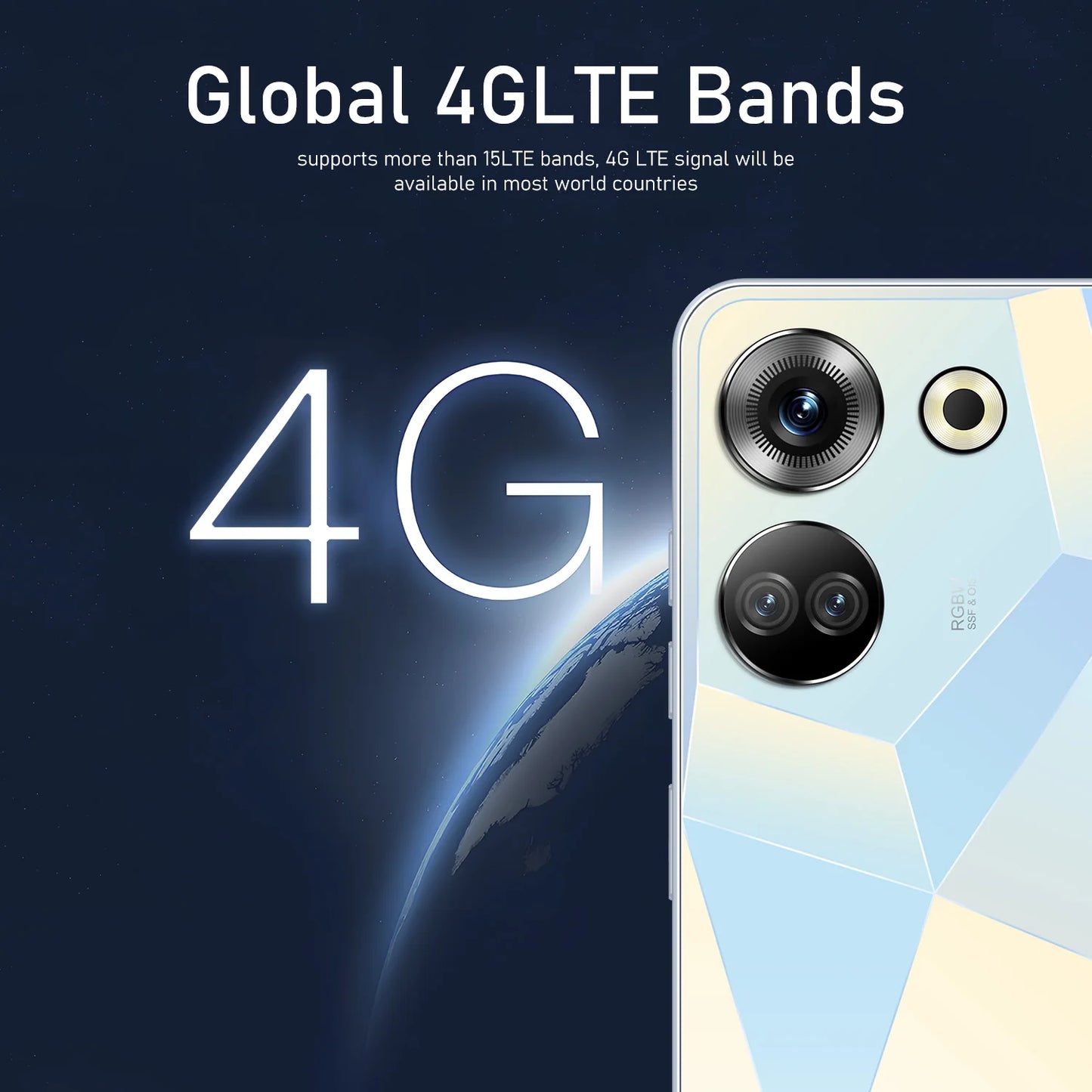 Brand New C20pro Version Android 14.0 HD Screen Dual SIM Card LTE Cellular 3G OTG Fingerprint Fast Charging 5g Smartphone