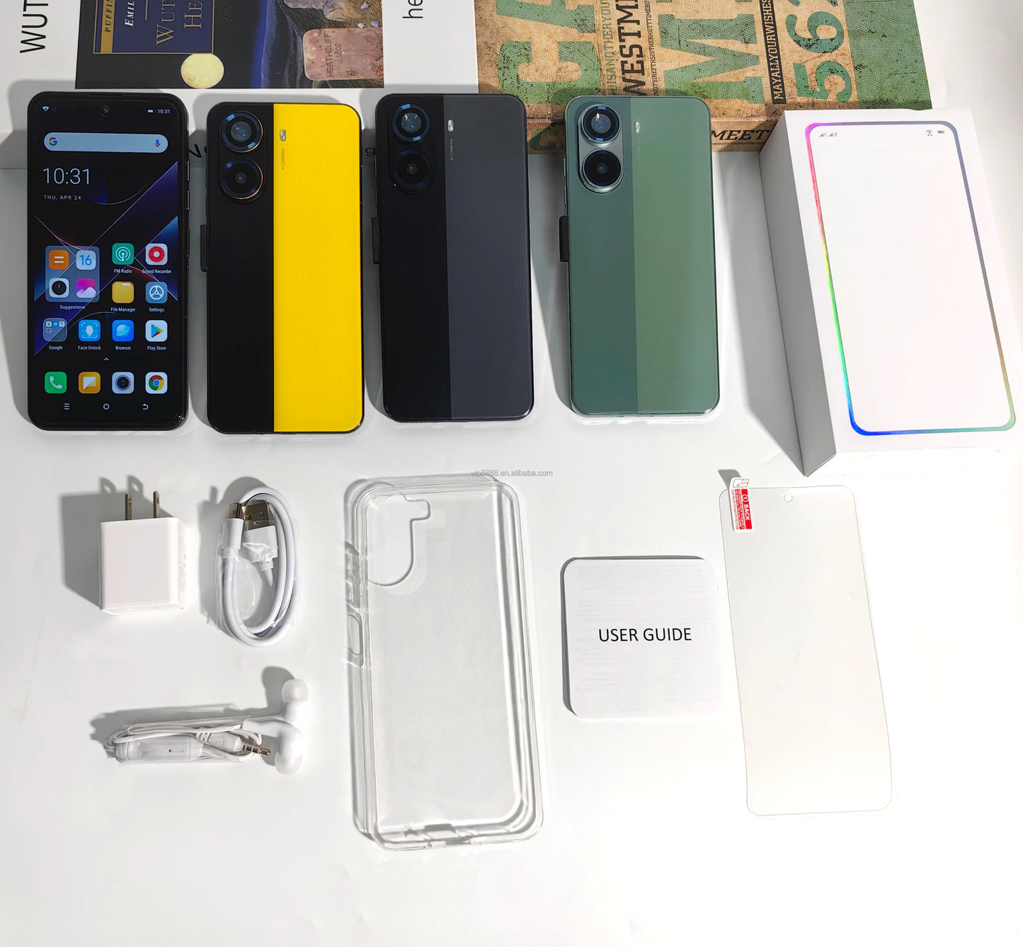 High Quality X7 Pro 16+1TB Smartphone 7.3 Inch Big Screen Android 14 Cellphones Mobile