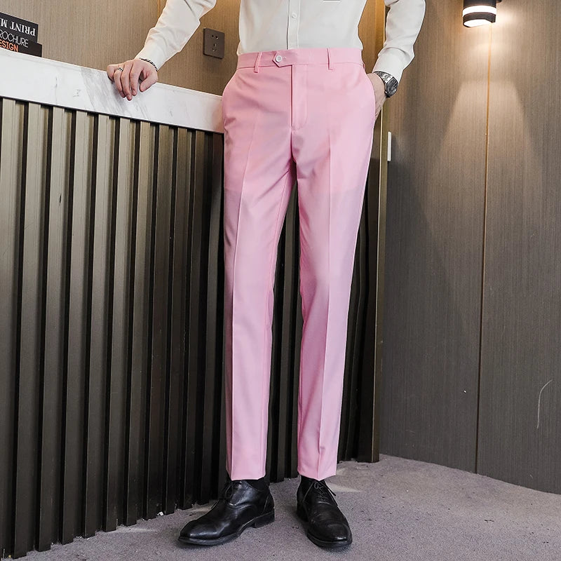 Men's Formal Dress Trousers, Asian Size Man Slacks