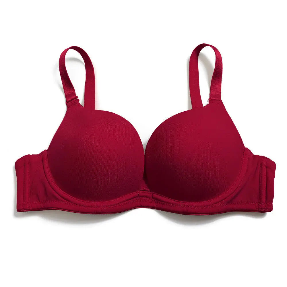 Women Bra Push Up Bras Deep Plunge V Neck Lingerie Clear Straps Multiway