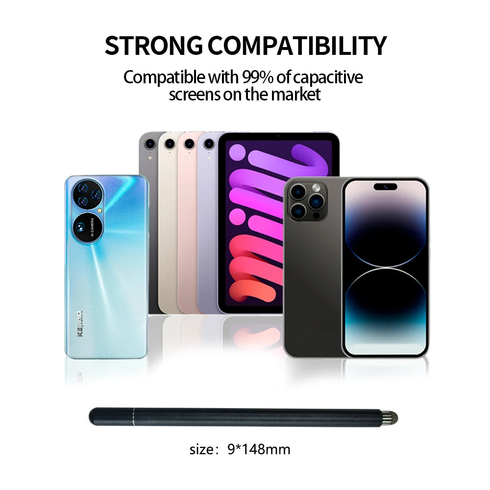 Custom Logo Passive Stylus Pen for Huawei iPad iPhone for Writing Drawing Made Durable Metal Factory Direct Accessories Pencil