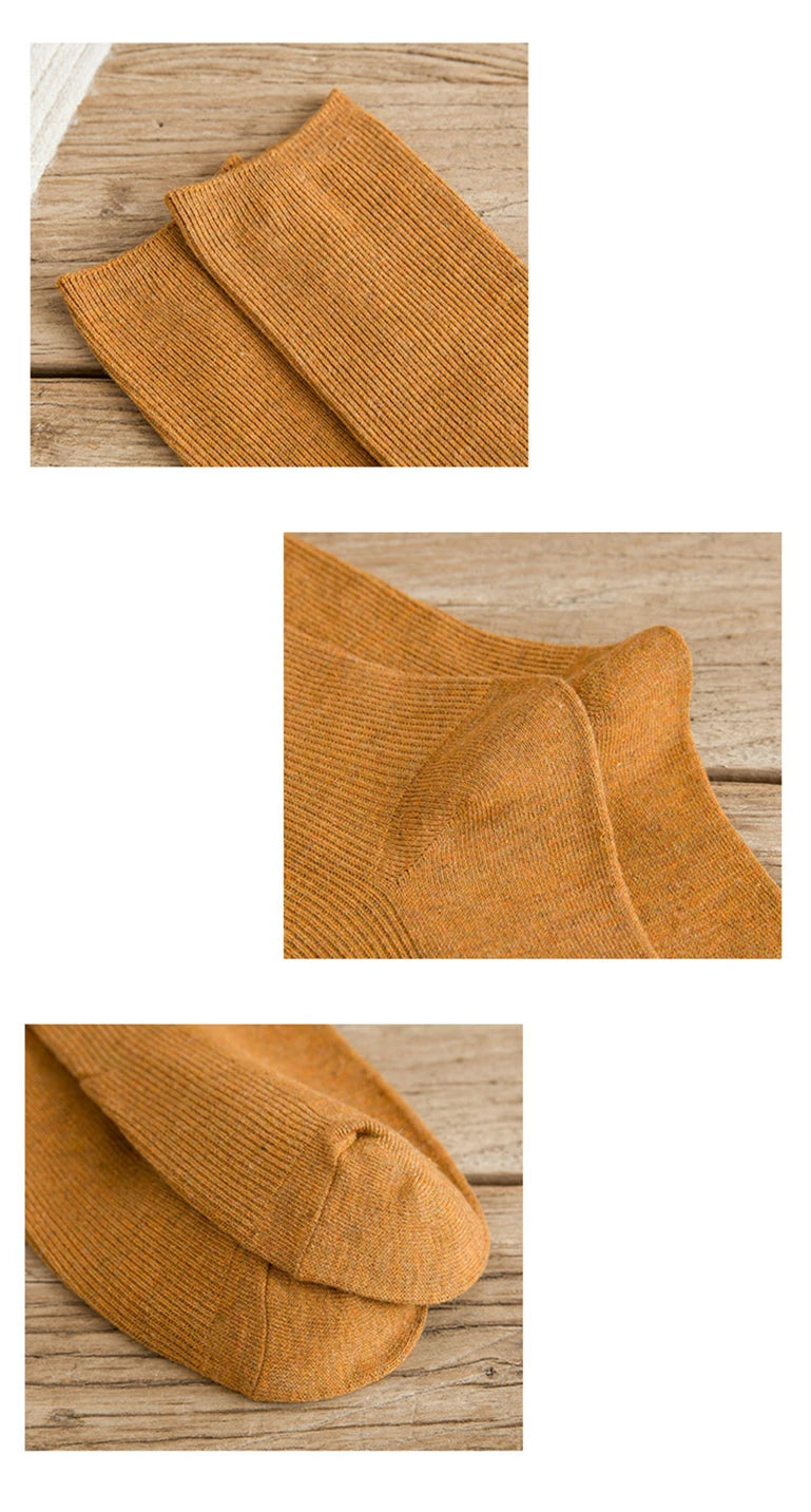 10 Colors Women's Cotton Socks Long Socks