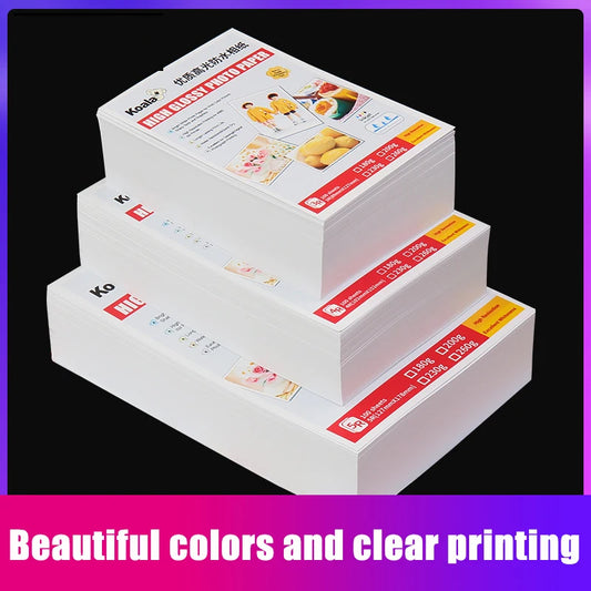 100pcs 5 Inch 6 Inch 7 Inch Quality Photo Paper Studio and Glossy Photo Paper 20pcs A4 Suitable For Album Photos