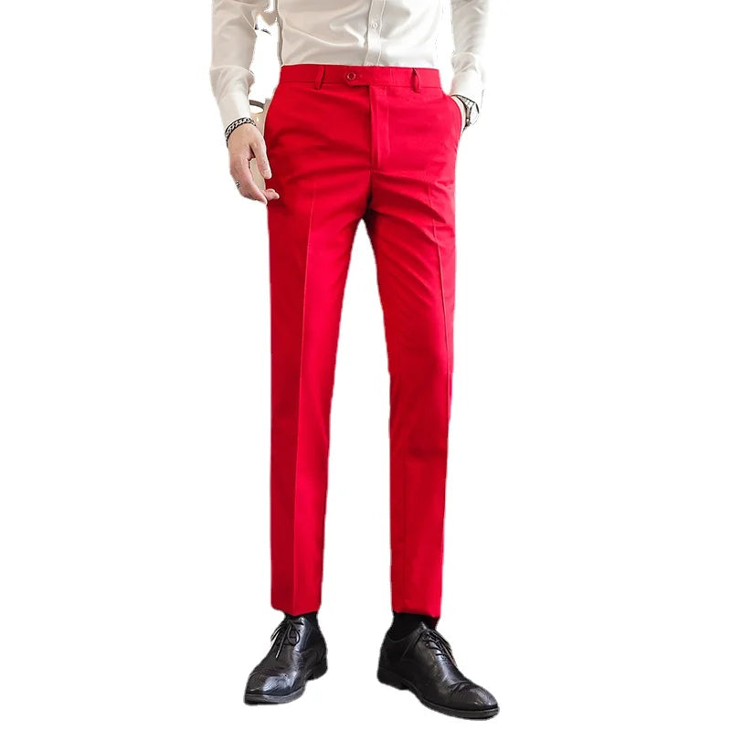 Men's Formal Dress Trousers, Asian Size Man Slacks