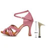 Women's High-Heeled Latin Dance Shoes Soft-Soled Breathable Indoor Party Dance Adult Shoes Stage Performance Dance