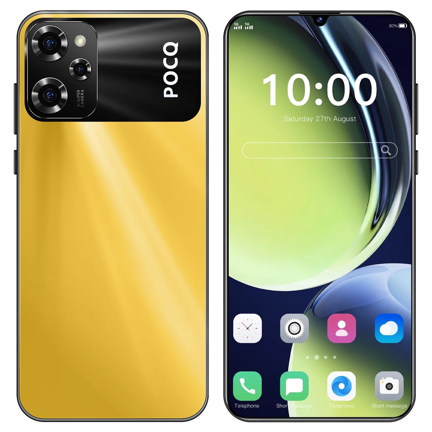 Mobile Phone X5 Pro 16GB+1TB Cellphone 7.3inch Screen Smartphone 5g Gaming Mobile Cell Phone