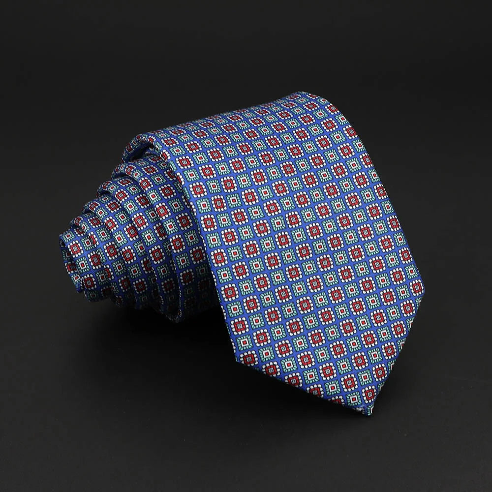 Novelty Men's Formal Ties 7cm Soft Silk Necktie