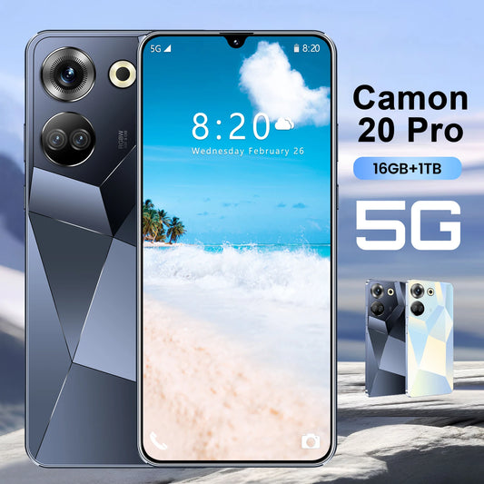 Camon 20 Pro 512GB Smartphone VoIP 108MP Camera French Spanish Operating LTE CDMA Cellular 2K Screen
