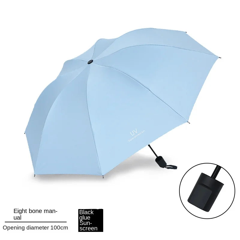 Customized logo Paraguas Good Quality UV Umbrella Windproof Portable Fold Mini Umbrellas