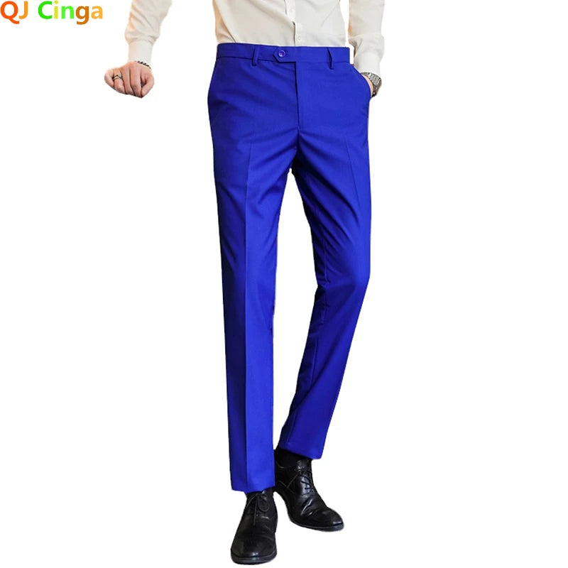 Men's Formal Dress Trousers, Asian Size Man Slacks