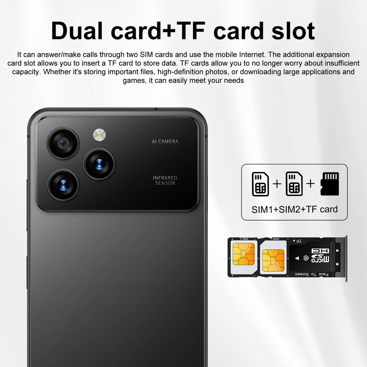 Original Pro Spark 40 Smartphones 16GB+1TB 5G Dual SIM Cellphone Mobile Phone
