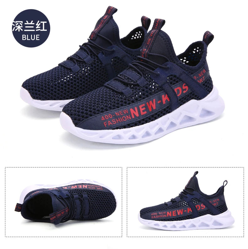 Girl or Boy Light Mesh Sumer Sneakers Shoes 4-6Yrs