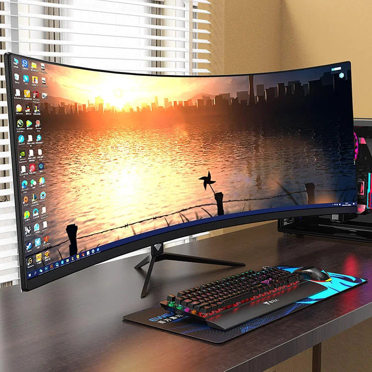 34 Inch Curved Screen Gaming Monitor 100hz 4k 3440*1440 Super Wide R1500 LED Computer Monitor Pc for Game