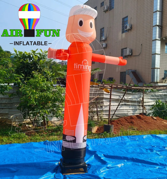 AIRFUN Custom Print Inflatable Flailing Tube Man Wacky Wavy Wind Flying Air Dancer Balloon