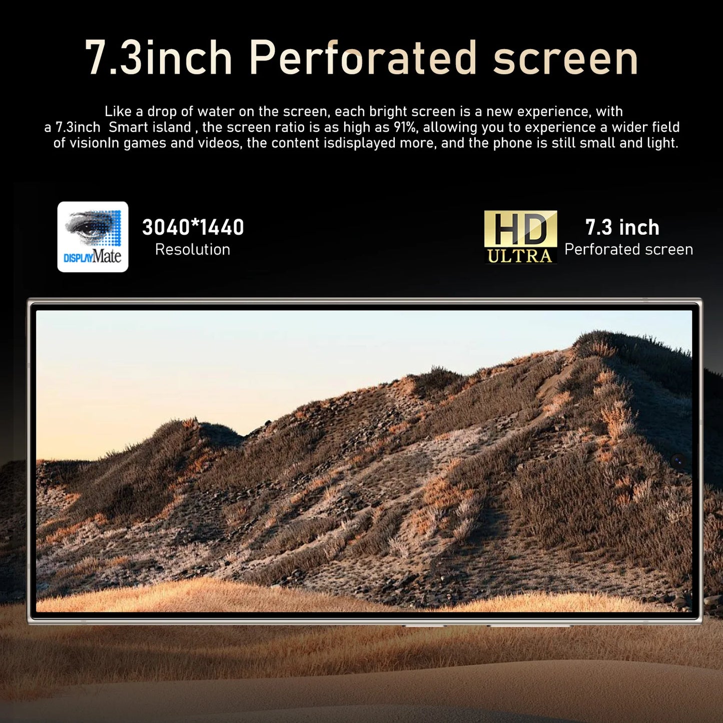 2025 S24 Ultra 7.3 5G Smartphone 16GB+1TB Android HD LCD 65W S Pen Mobile Gaming Phone with WIFI French & Spanish LTE Cellular