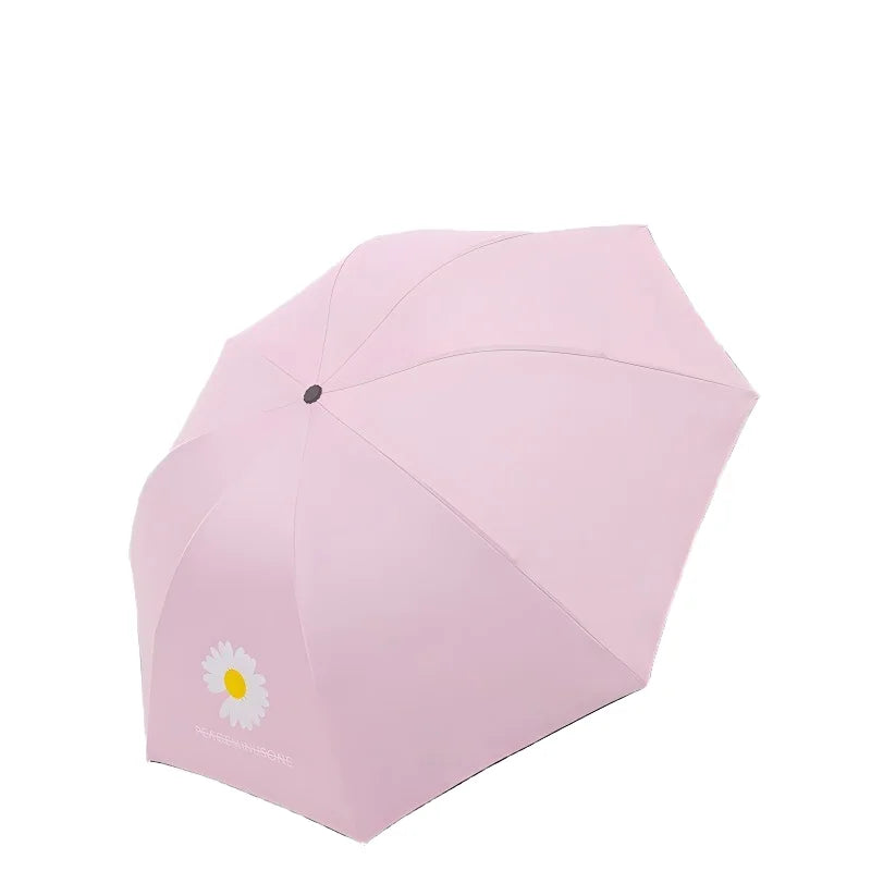 Customized logo Paraguas Good Quality UV Umbrella Windproof Portable Fold Mini Umbrellas