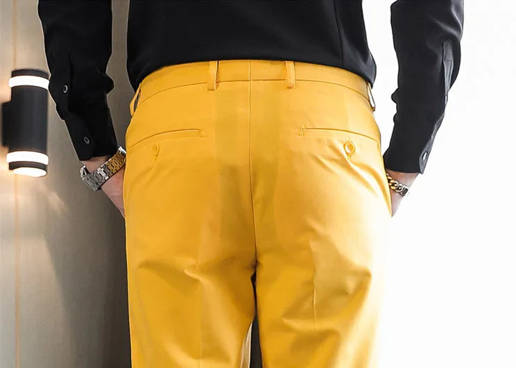 Men's Formal Dress Trousers, Asian Size Man Slacks