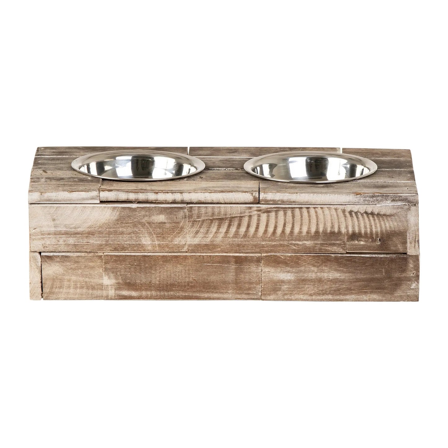 Huntley Pet Elevated Dog and Cat Double Bowl Feeder